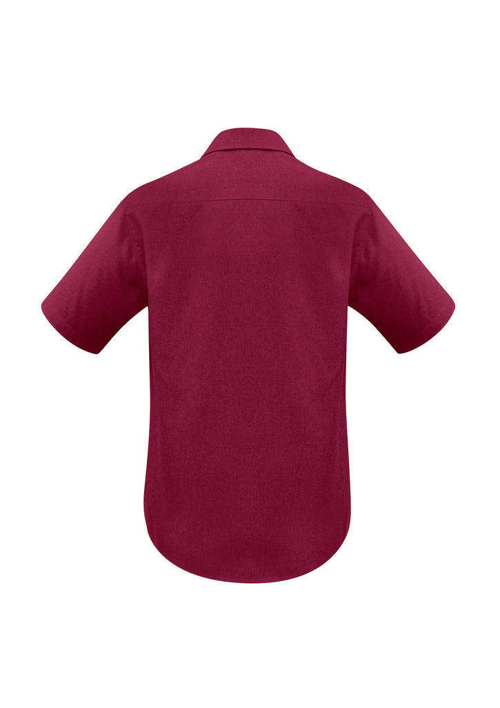 Biz Collection SH3603 Men's Plain Oasis Short Sleeve Shirt