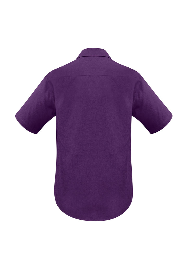 Biz Collection SH3603 Men's Plain Oasis Short Sleeve Shirt