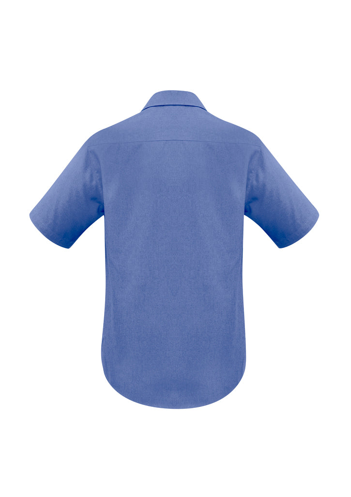 Biz Collection SH3603 Men's Plain Oasis Short Sleeve Shirt