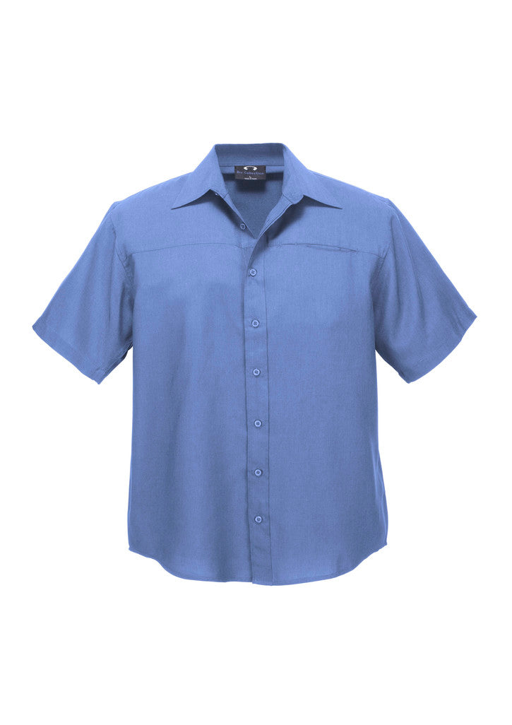 Biz Collection SH3603 Men's Plain Oasis Short Sleeve Shirt