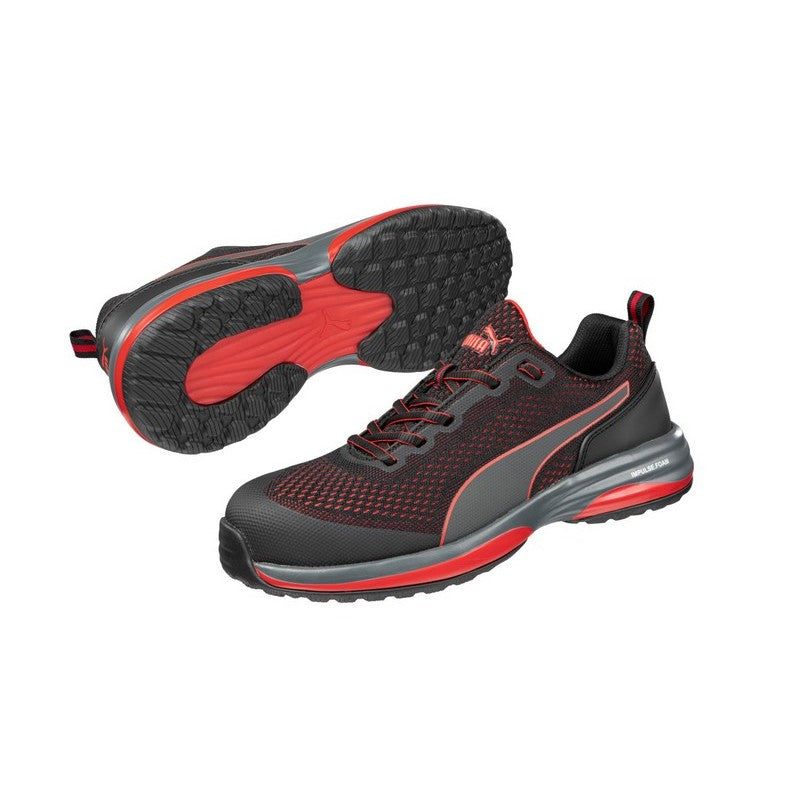 Puma 644497 Speed Unisex Composite Safety Jogger-Black/Red