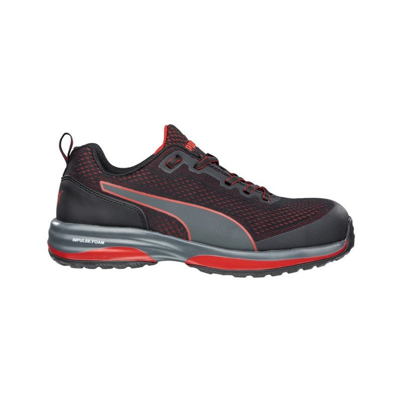 Puma 644497 Speed Unisex Composite Safety Jogger-Black/Red
