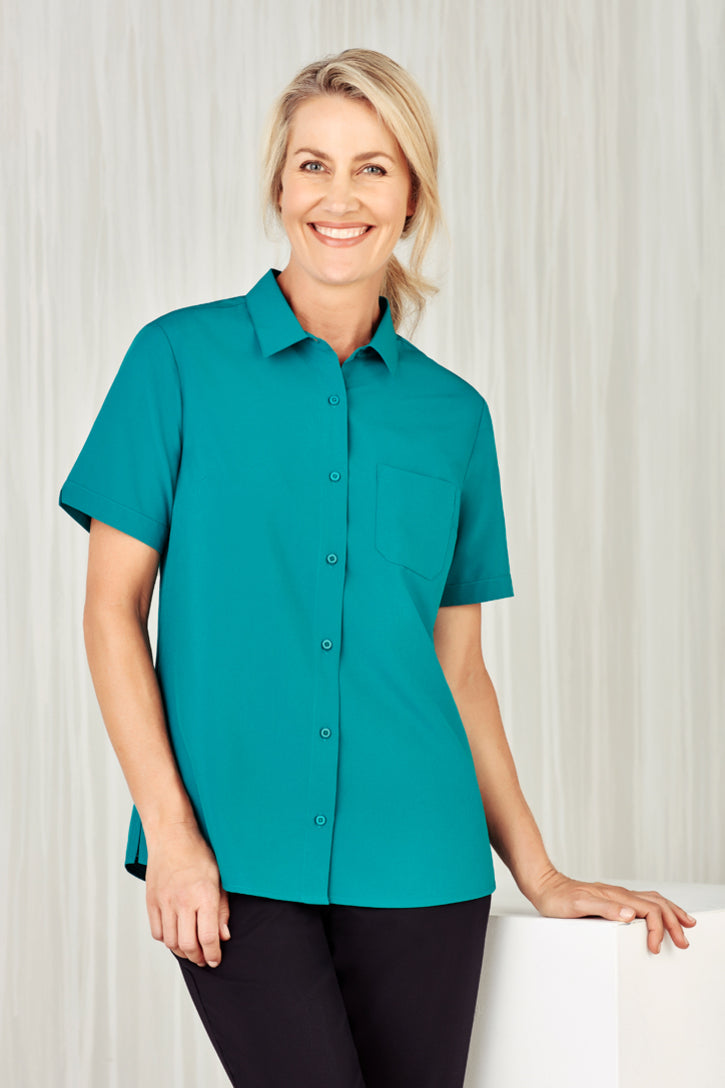 Biz care CS947LS Florence Women's Short Sleeve Shirt