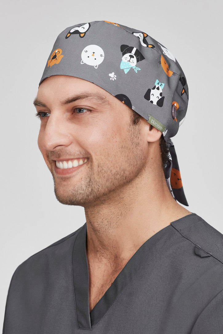 Biz care CSC245U Unisex Printed Scrub Cap
