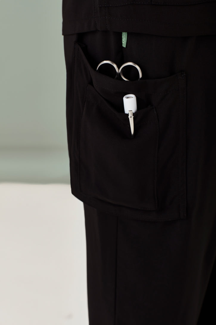 Biz care CSP943LL Avery Women's Multi-Pockets Slim Leg Pant