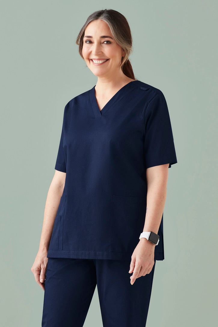 Biz care CST141LS Tokyo Women's V-Neck Scrub Top