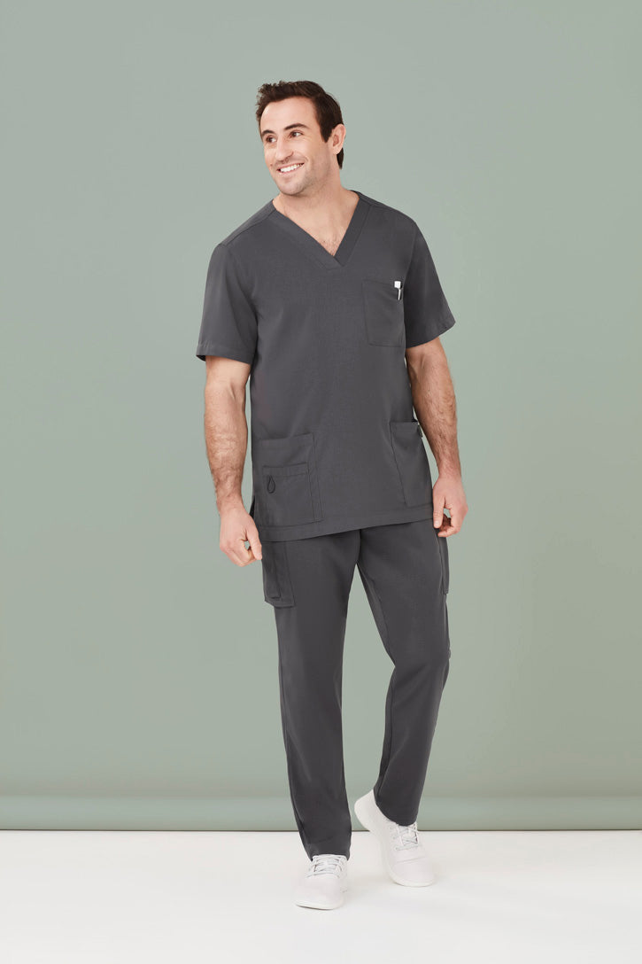 Biz care CST945MS Avery Men's V-Neck Scrub Top