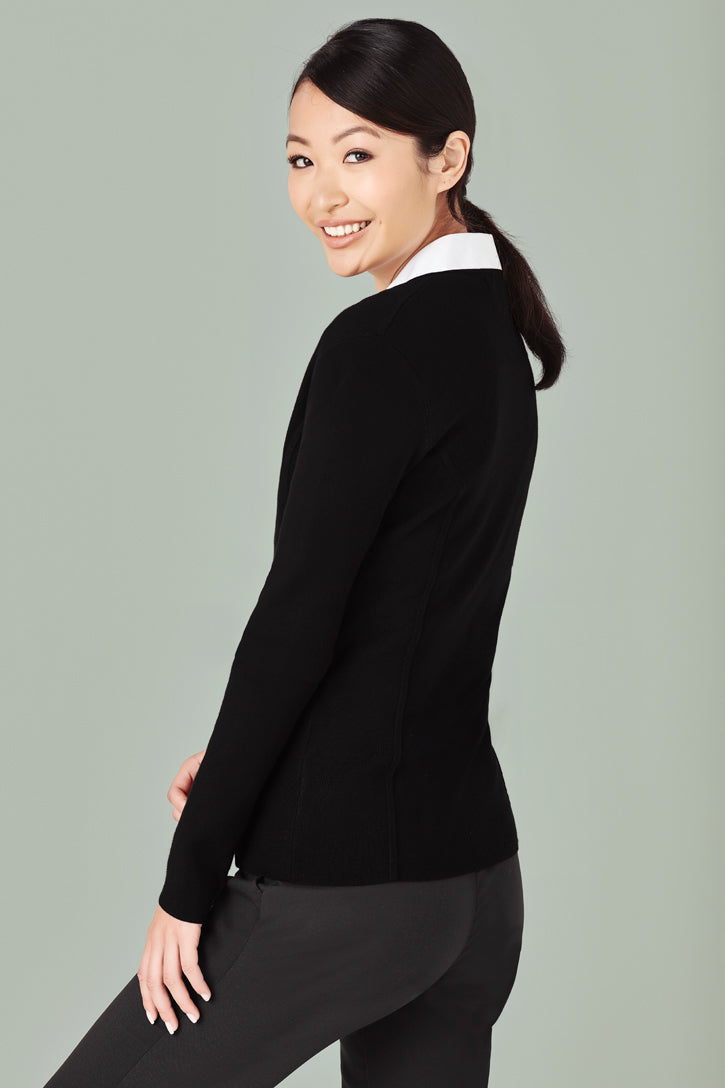 Biz care LC3505 Women's 2-Way Zip Cardigan