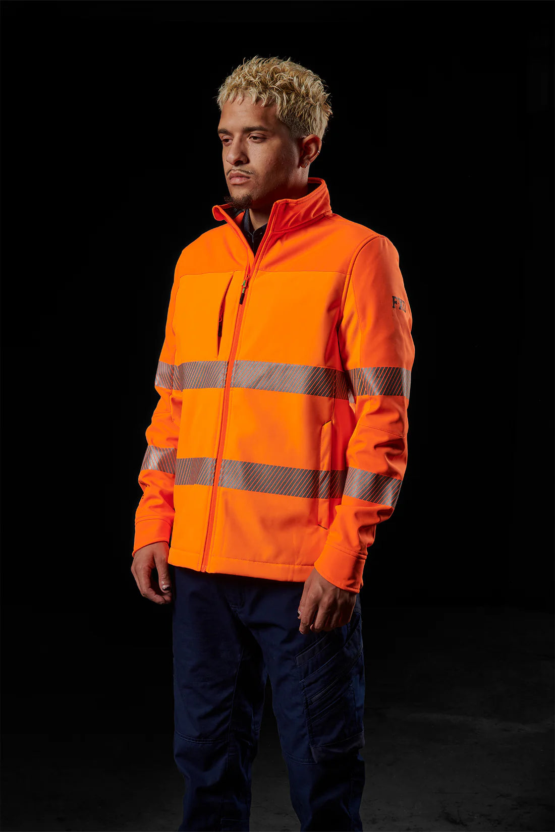 FXD WO-3T Hi-vis Taped Soft Shell Work Jacket