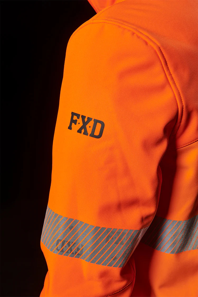 FXD WO-3T Hi-vis Taped Soft Shell Work Jacket