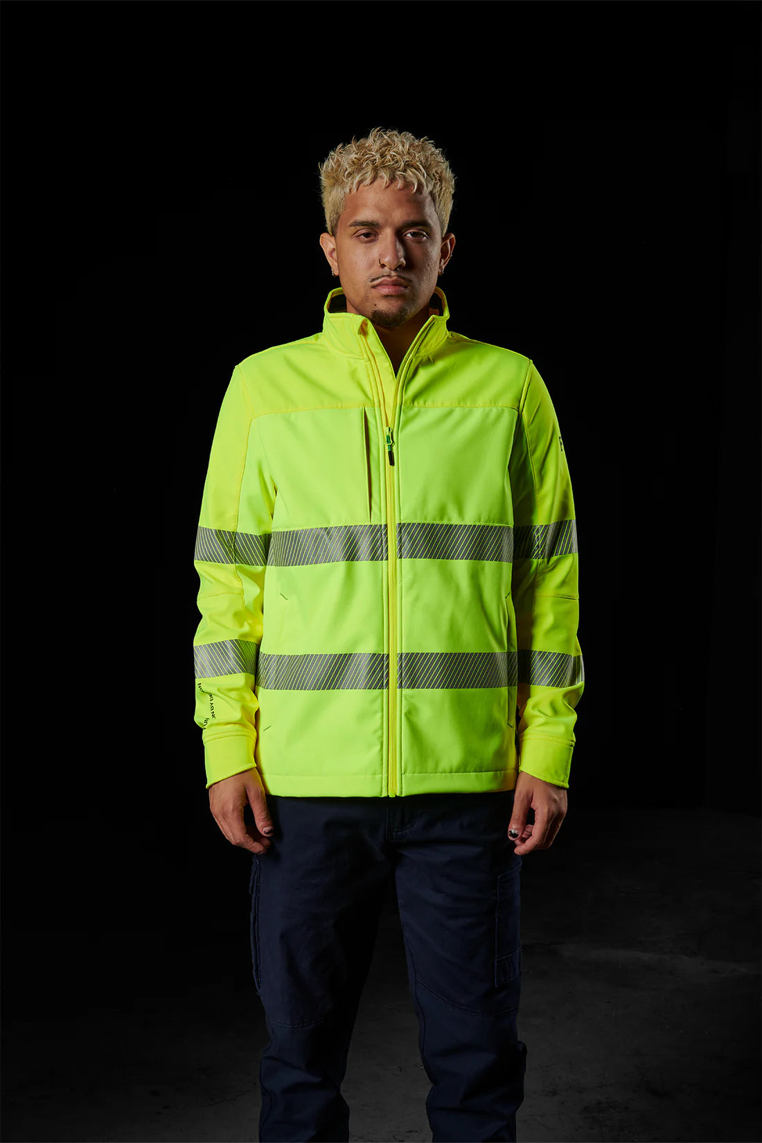 FXD WO-3T Hi-vis Taped Soft Shell Work Jacket
