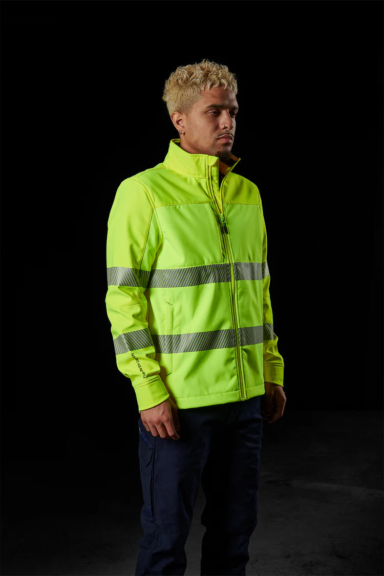 FXD WO-3T Hi-vis Taped Soft Shell Work Jacket