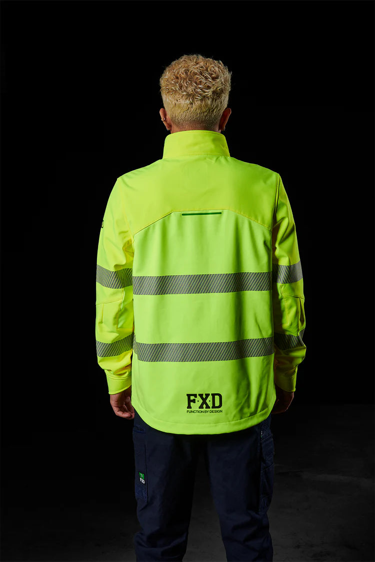FXD WO-3T Hi-vis Taped Soft Shell Work Jacket