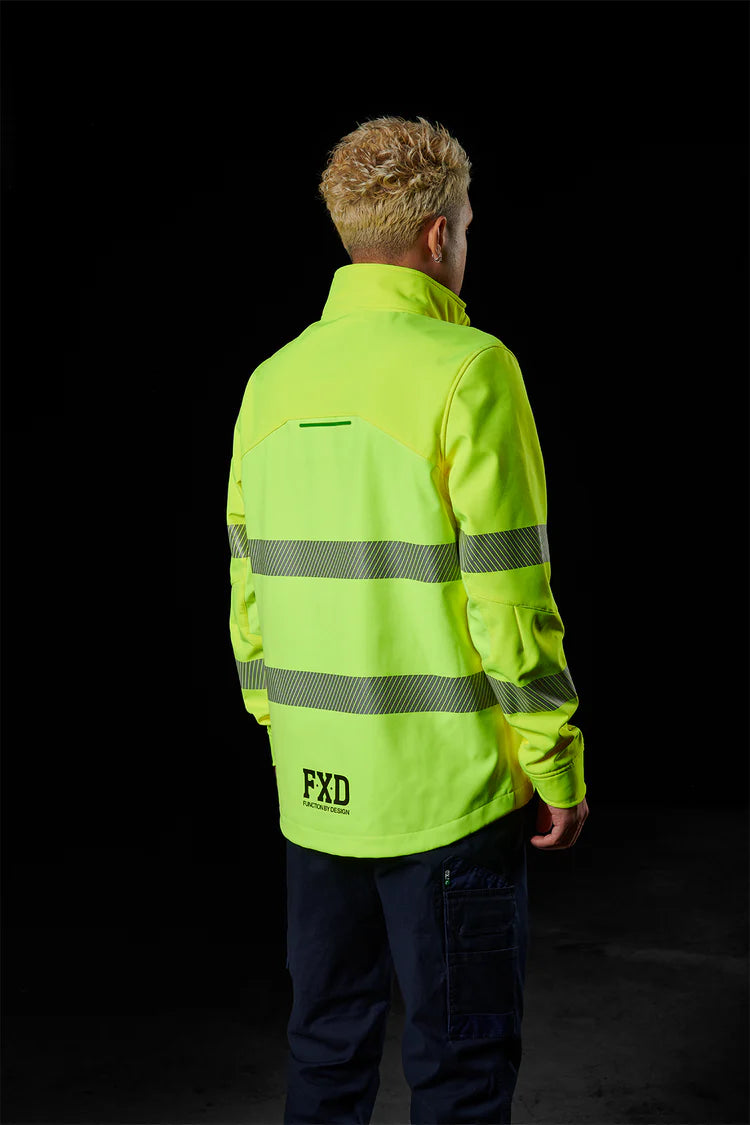 FXD WO-3T Hi-vis Taped Soft Shell Work Jacket