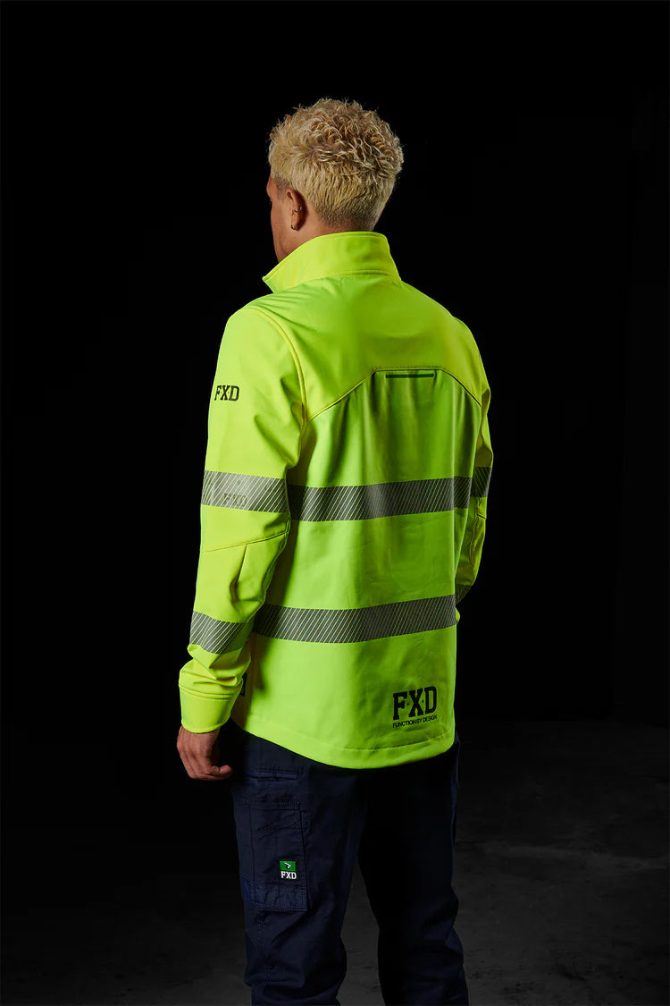 FXD WO-3T Hi-vis Taped Soft Shell Work Jacket