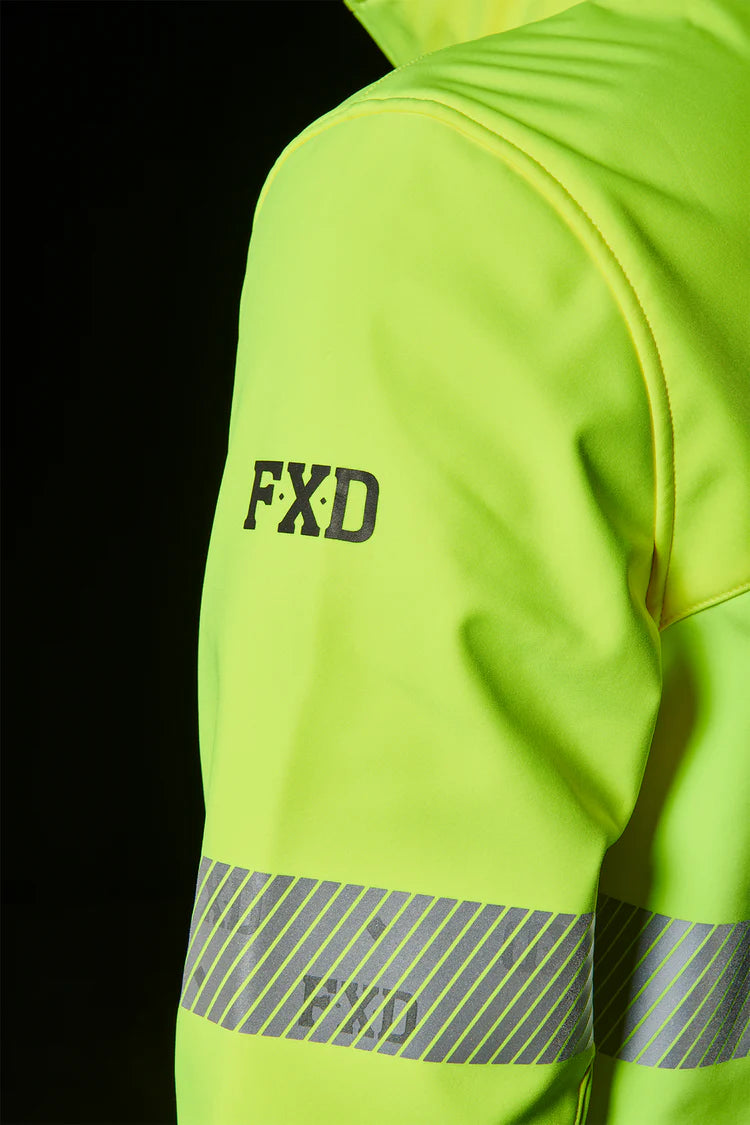 FXD WO-3T Hi-vis Taped Soft Shell Work Jacket