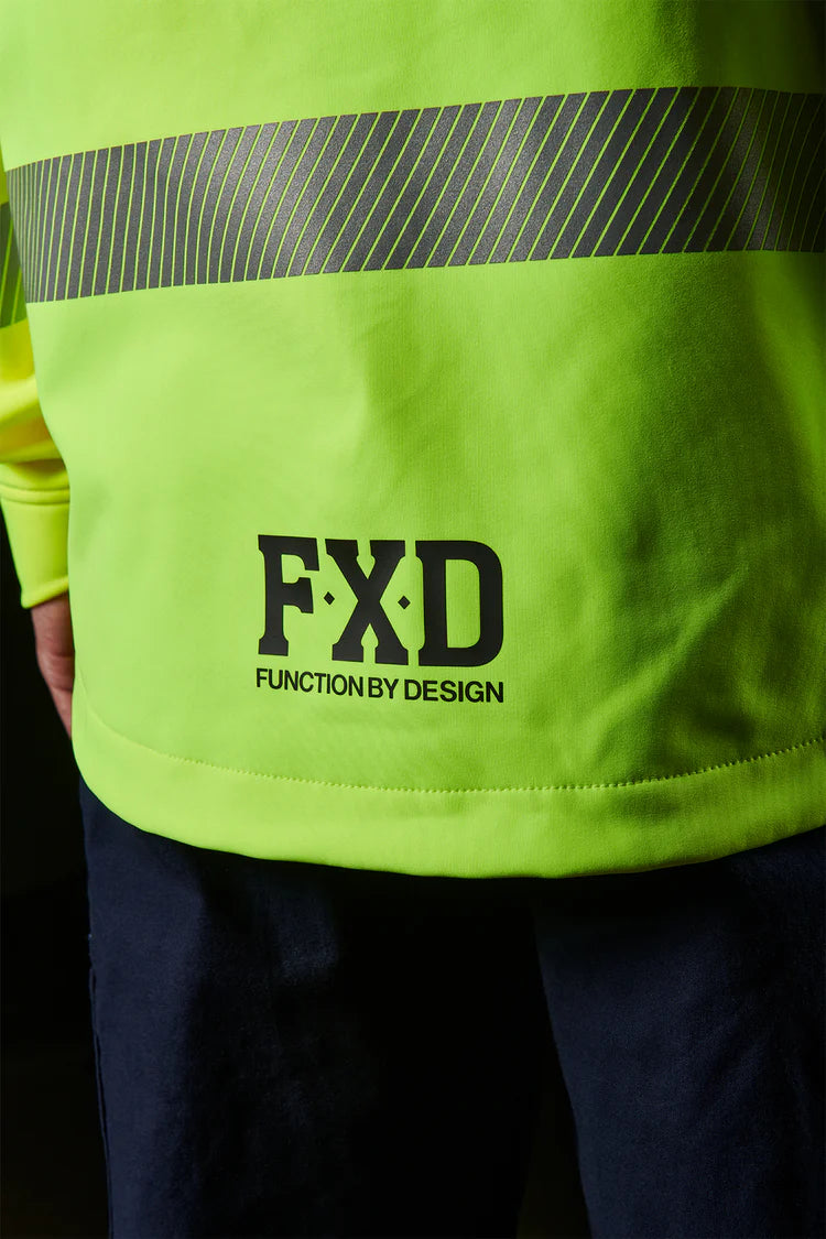 FXD WO-3T Hi-vis Taped Soft Shell Work Jacket