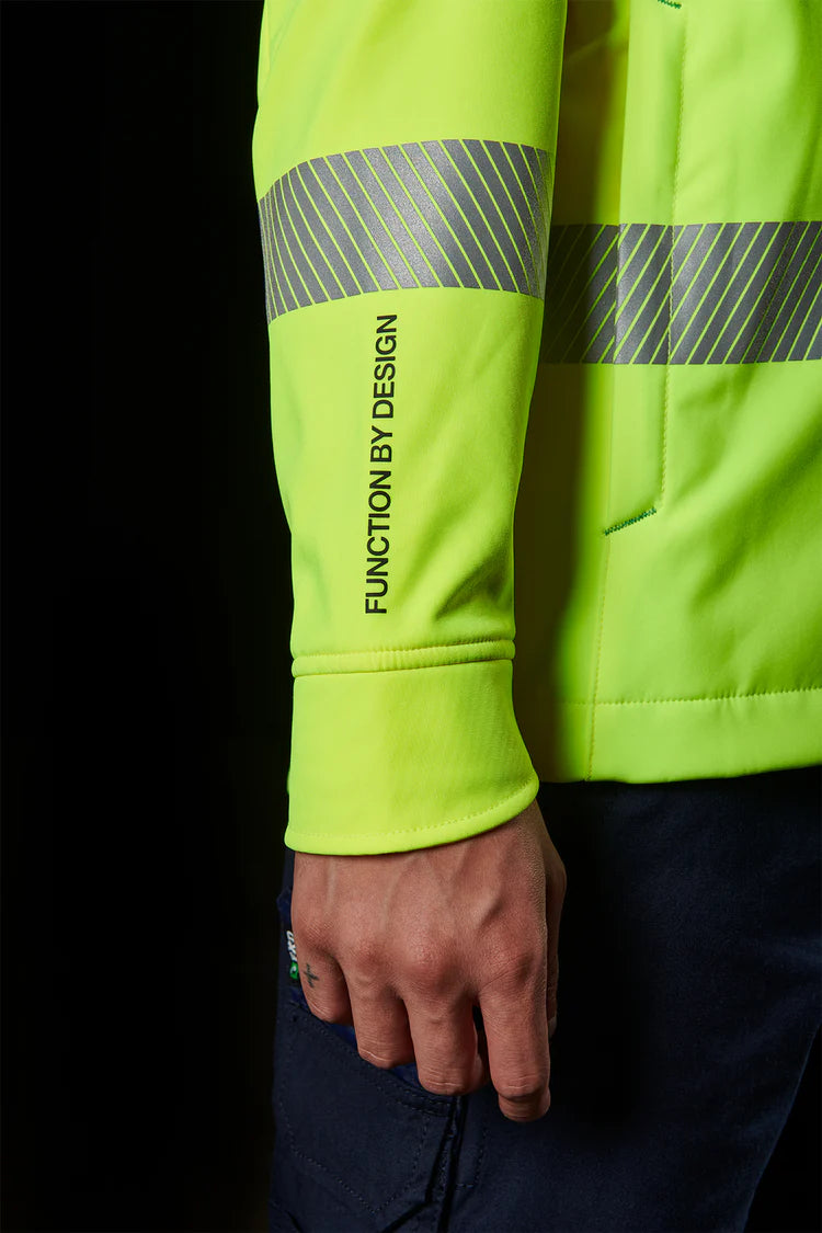 FXD WO-3T Hi-vis Taped Soft Shell Work Jacket