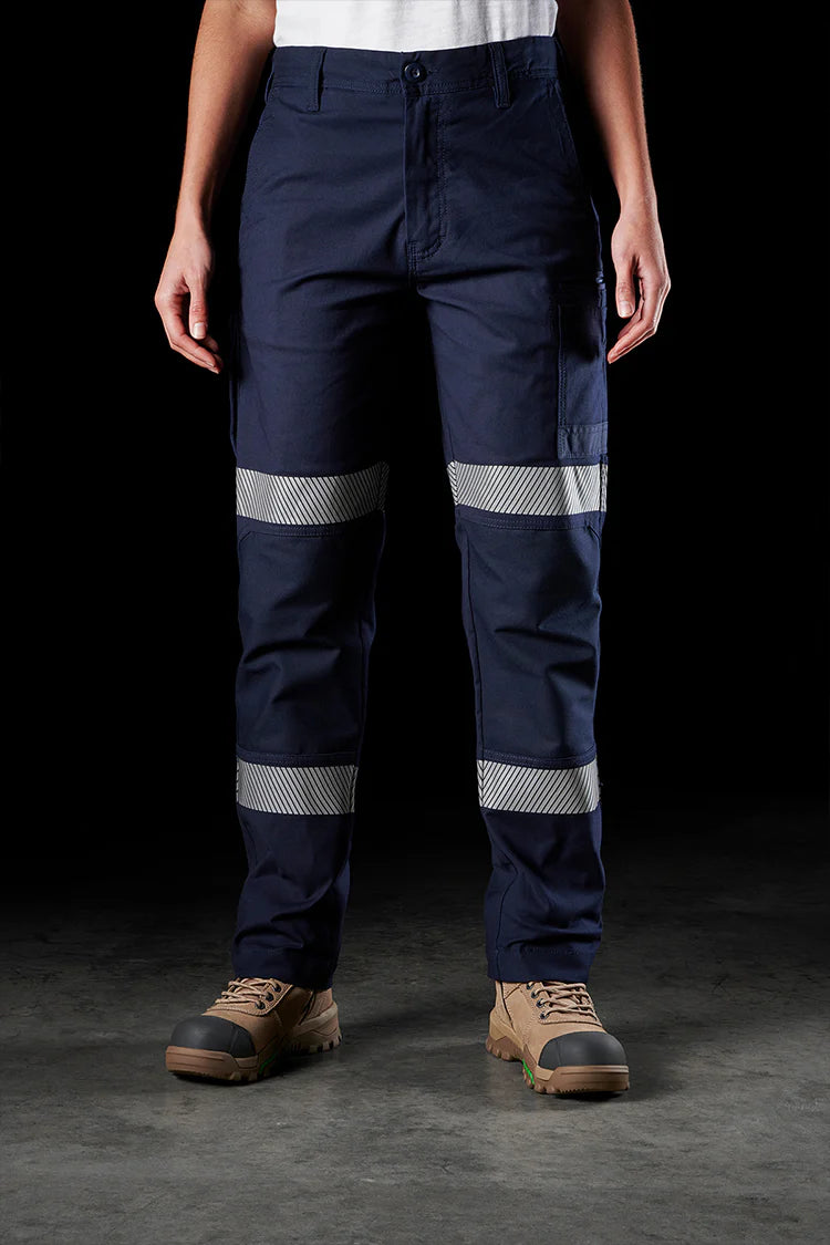 FXD WP-3WT Women's Reflective Stretch Work Pant - Navy