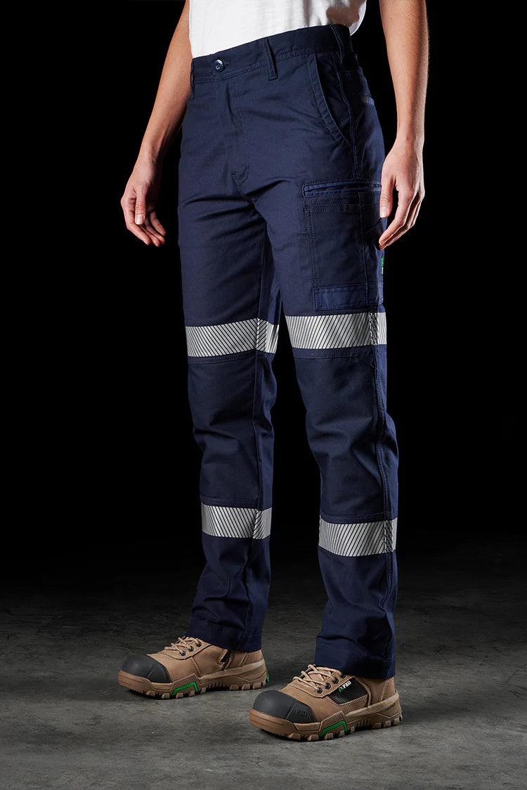 FXD WP-3WT Women's Reflective Stretch Work Pant - Navy