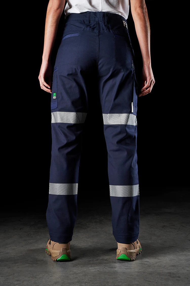 FXD WP-3WT Women's Reflective Stretch Work Pant - Navy