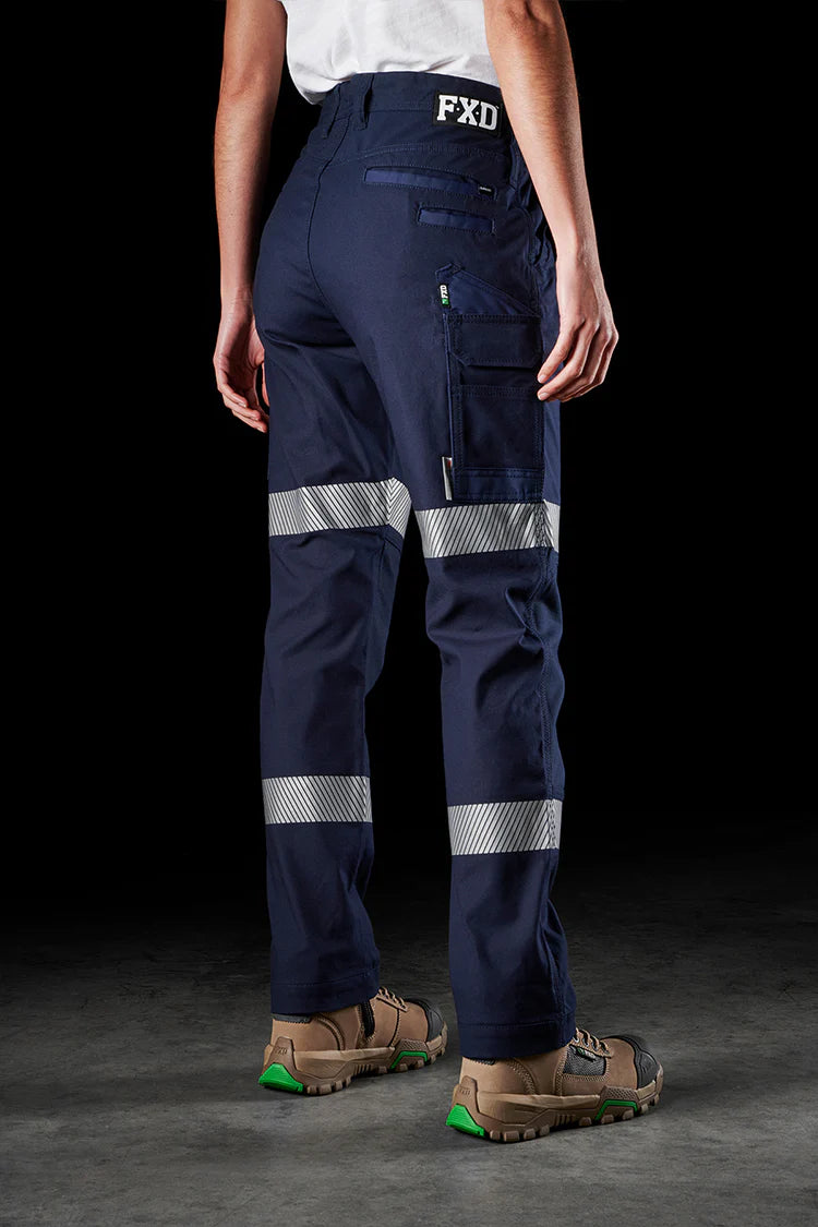 FXD WP-3WT Women's Reflective Stretch Work Pant - Navy