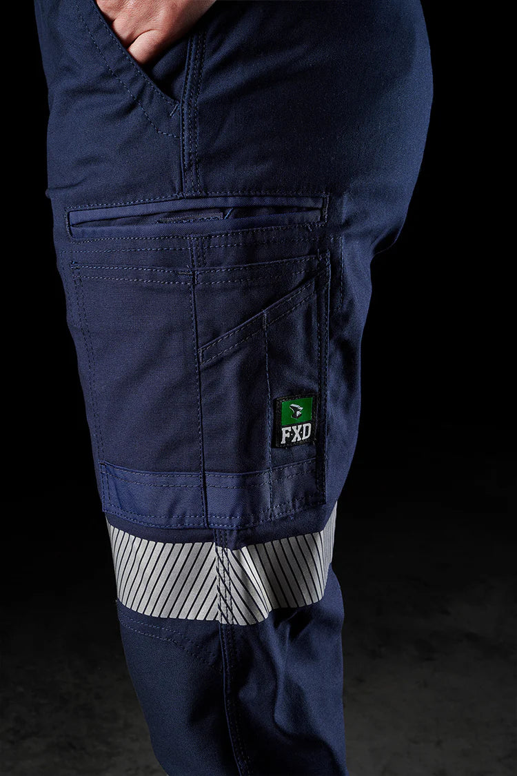 FXD WP-3WT Women's Reflective Stretch Work Pant - Navy