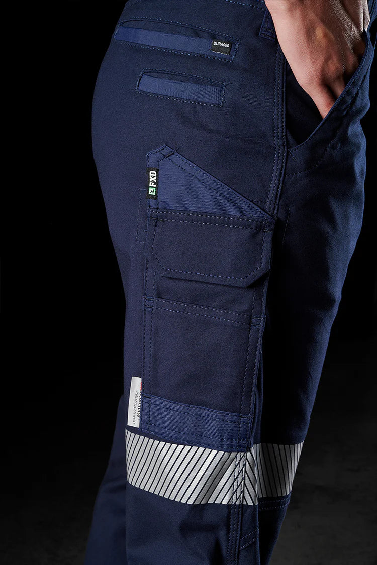 FXD WP-3WT Women's Reflective Stretch Work Pant - Navy