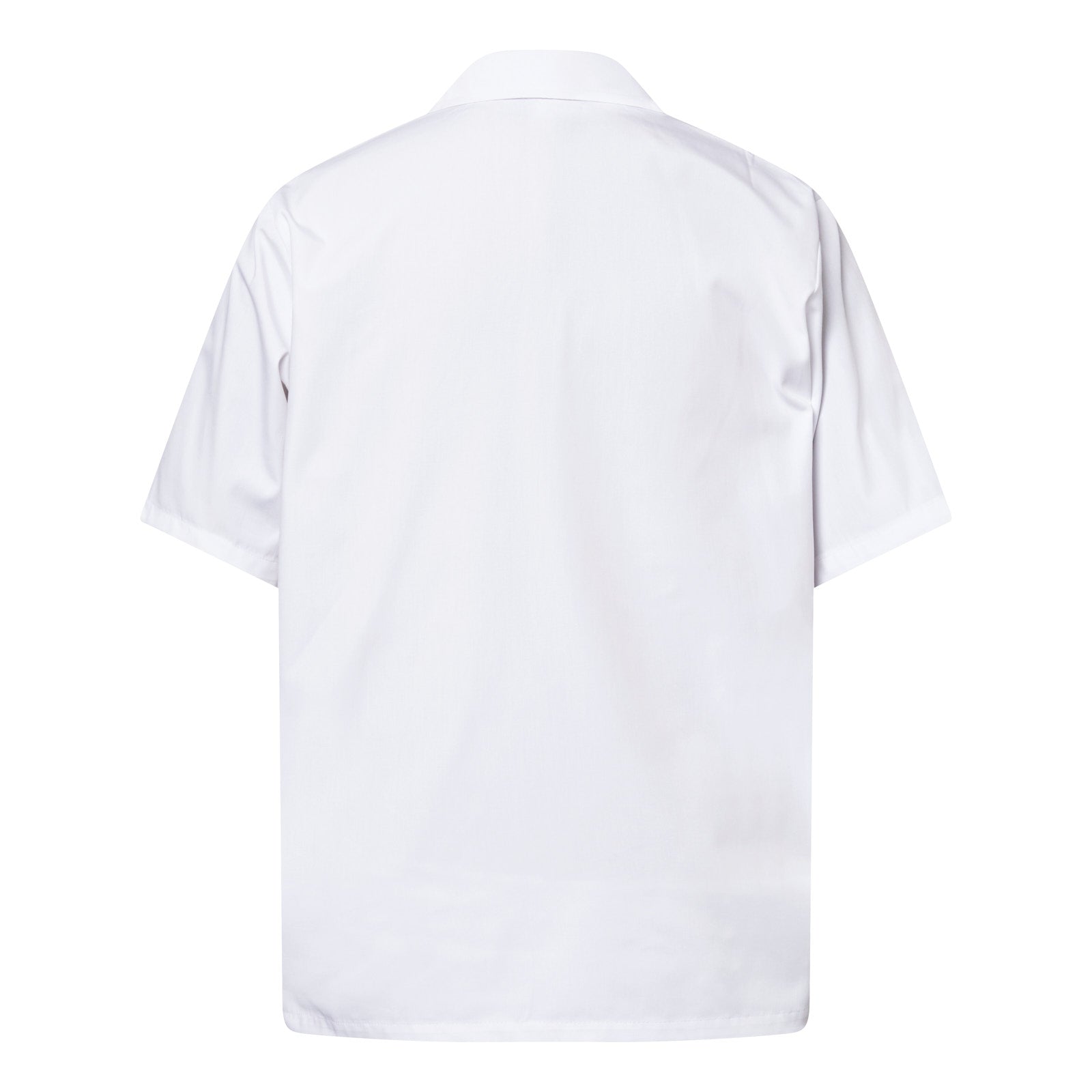 Workcraft WS6071 Short Sleeve Food Industry Jac shirt With Modesty Insert-White