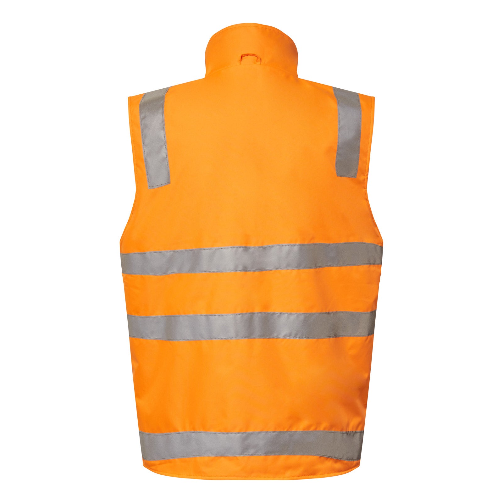 Workcraft WW9021 VIC Rail Hi Vis Reversible Fleece Reflective Vest-Safety Orange