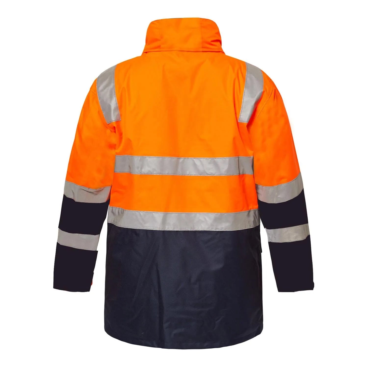 Workcraft WW9032 Hi Vis 6 In 1 Two Tone Reflective Jacket With Removable Sleeves
