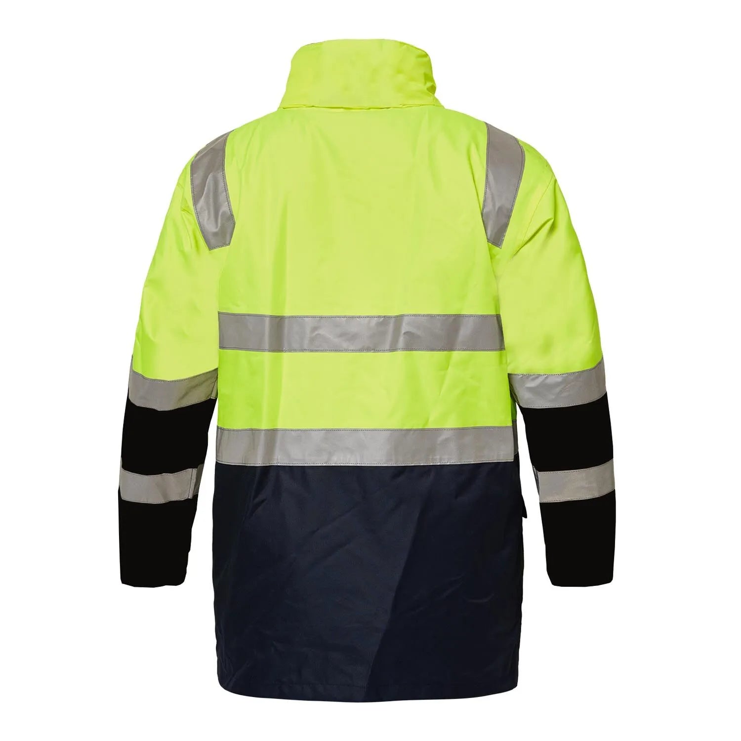 Workcraft WW9032 Hi Vis 6 In 1 Two Tone Reflective Jacket With Removable Sleeves