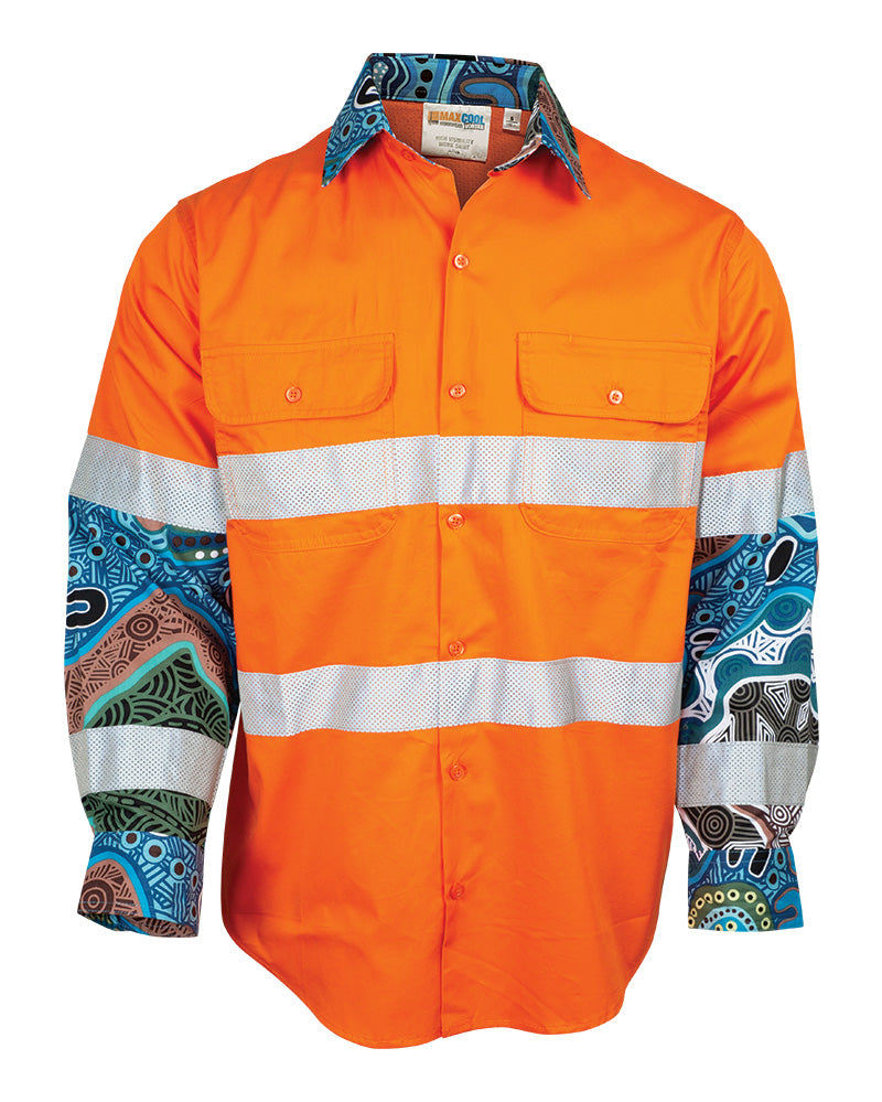 Maxcool YCRSQLD QLD Rail Yarning Circles Shirt