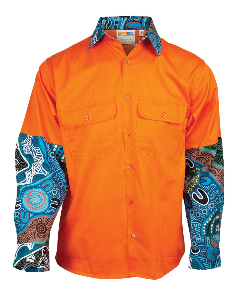 Maxcool YCUNOR Yarning Circles Un-taped Work Shirt