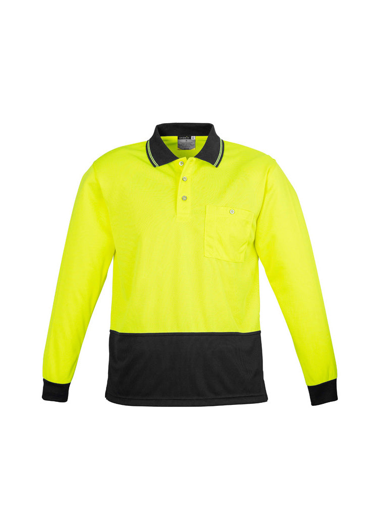 Syzmik ZH232 Unisex Hi-Vis Basic Spliced L/S Polo