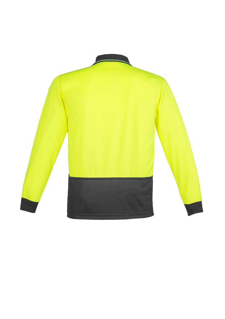 Syzmik ZH232 Unisex Hi-Vis Basic Spliced L/S Polo