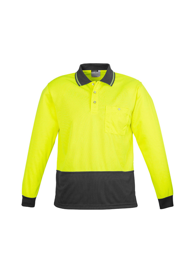 Syzmik ZH232 Unisex Hi-Vis Basic Spliced L/S Polo