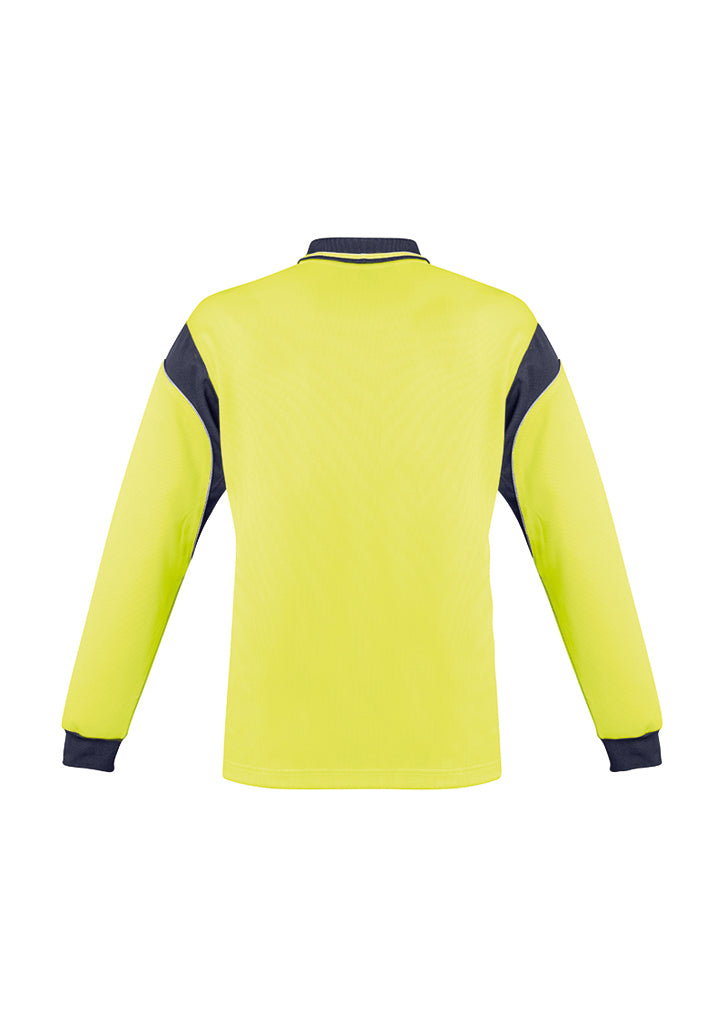 Syzmik ZH249 Men's Hi Vis Aztec Polo - Long Sleeve