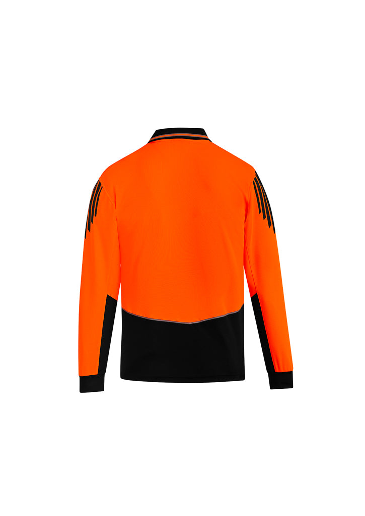 Syzmik ZH310 Men's Hi Vis Flux L/S Polo