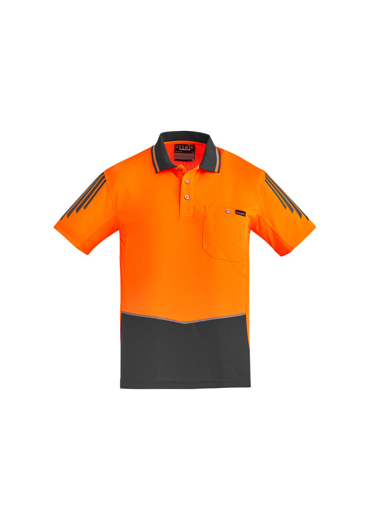 Syzmik ZH315 Men's Hi Vis Flux S/S Polo