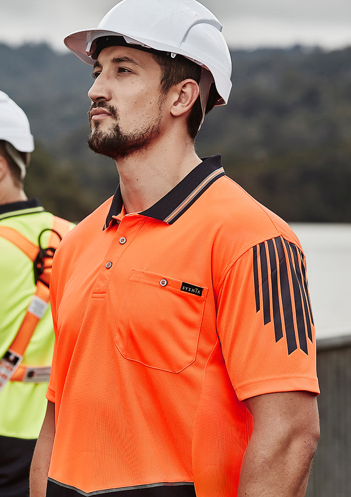 Syzmik ZH315 Men's Hi Vis Flux S/S Polo