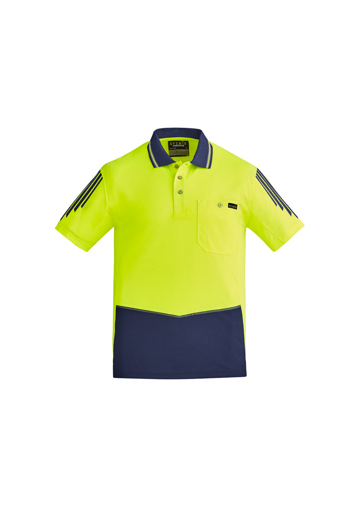 Syzmik ZH315 Men's Hi Vis Flux S/S Polo