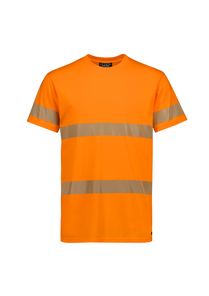 Syzmik ZH510 Men's Hi Vis Segmented Tape Cotton Tee Shirt