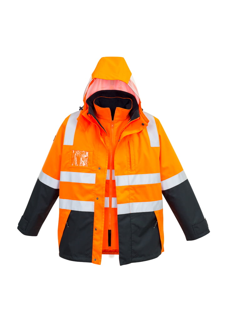 Syzmik ZJ532 Men's Hi-vis 4-In-1 Waterproof Jacket