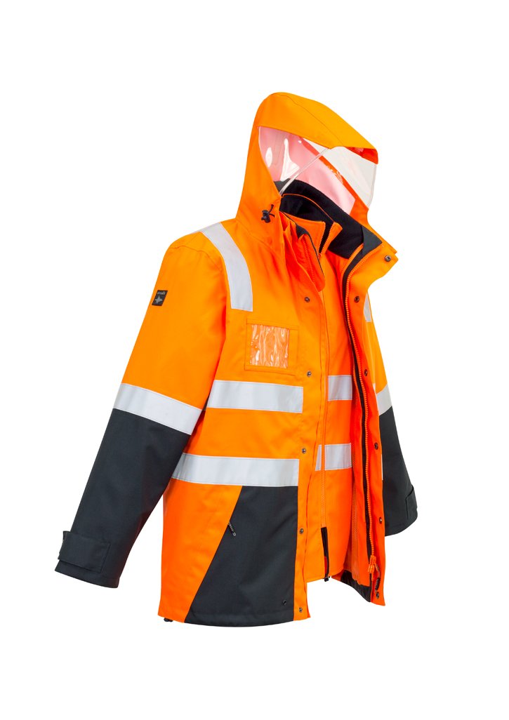 Syzmik ZJ532 Men's Hi-vis 4-In-1 Waterproof Jacket