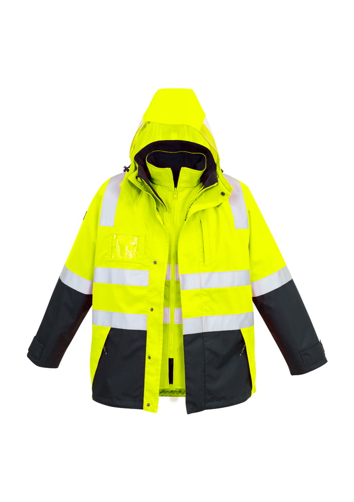 Syzmik ZJ532 Men's Hi-vis 4-In-1 Waterproof Jacket