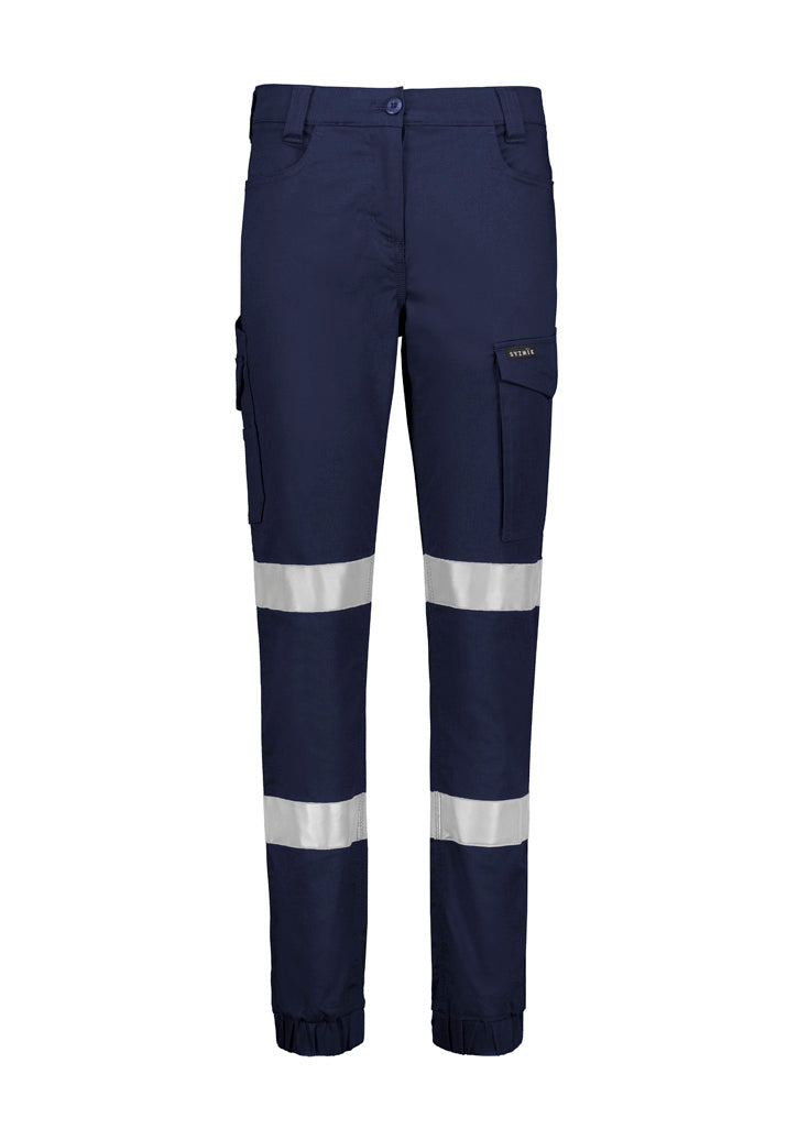 Syzmik ZP735 Women's Essential Stretch Taped Cargo Pant - Cuffed