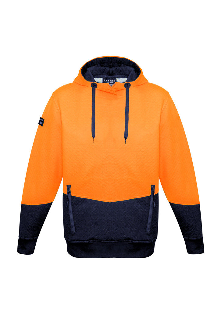 Syzmik ZT477 Unisex Hi Vis Textured Jacquard Hoodie