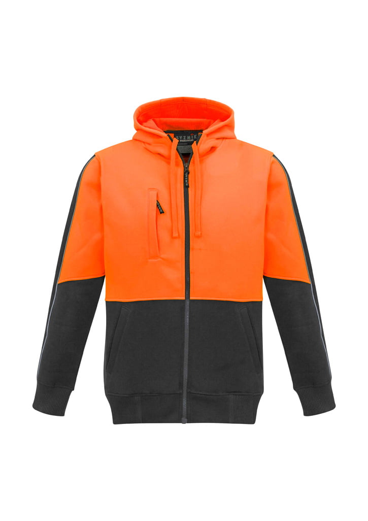 Syzmik ZT485 Unisex Hi Vis Full Zip Hoodie