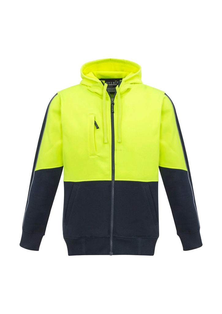 Syzmik ZT485 Unisex Hi Vis Full Zip Hoodie